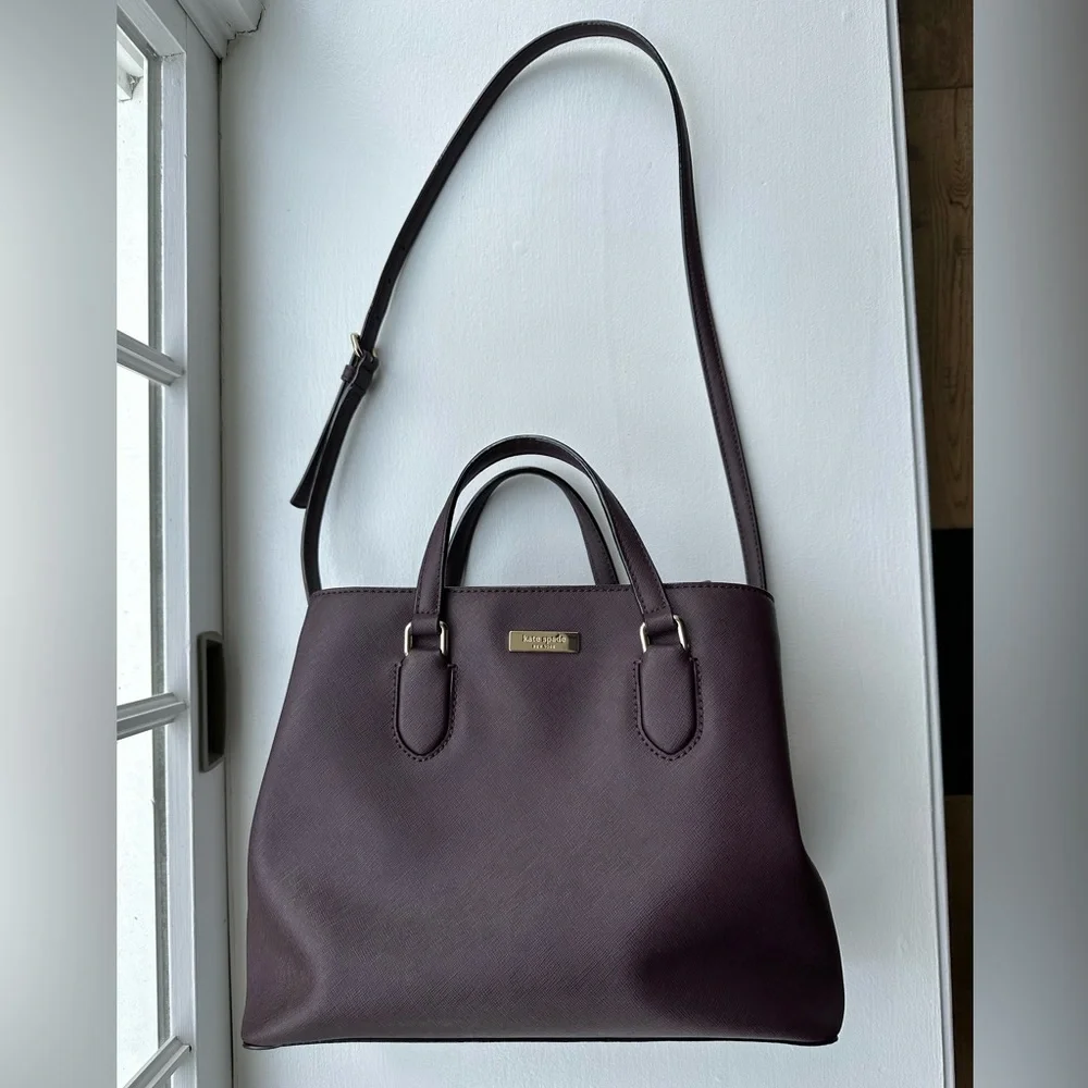 LIKE NEW Kate Spade New York Laurel Way Evangelie Satchel - Picture 3 of 10